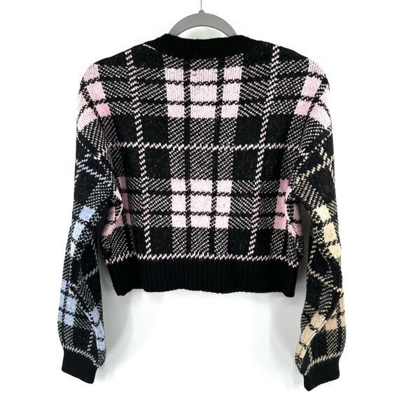 ASOS sweater in multi check pattern Size US 4 - Picture 6 of 7